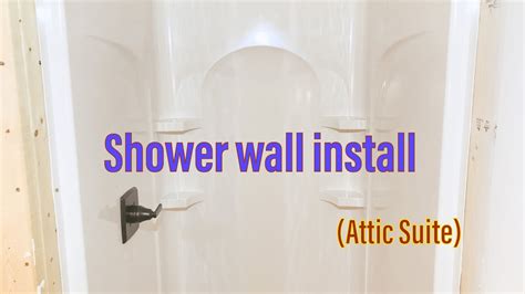 sterling shower surround installation|More.